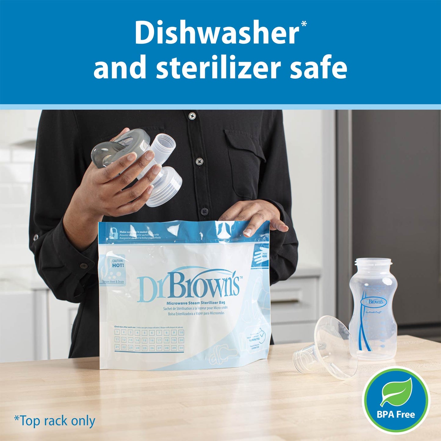 Dr. Brown's™ Manual Breast Pump with SoftShape™ Silicone Shield